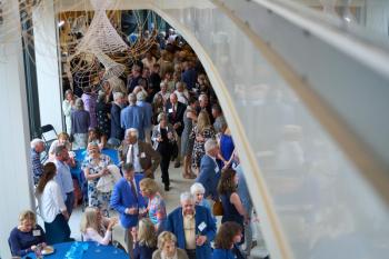 Supporters of Bigelow Laboratory gather at the lab in East Boothbay on July 30 for the Big Splash celebration to help raise funds for ocean science. Courtesy of Bigelow Laboratory