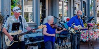Long Branch sings country, bluegrass, and rock n’ roll 4:30-6:30 p.m. during the Wiscasset Art Walk, Thurs., Aug. 27. Bob Bond photo
