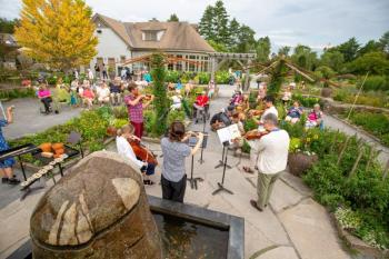 Salt Bay Chamberfest will present a free concert at Coastal Maine Botanical Gardens on Saturday, Aug. 15. Photo by Jim Dugan