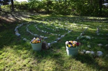 The labyrinth at Edgecomb Community Church. Courtesy photo