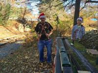 Candy Cane Train, Maine Eastern Railroad