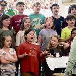 The WES chorus under the direction of Carole Drury performs at St. Andrews Village. Bob Crink photo 