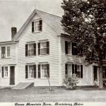 The home of Wilson Bailey and his wife Jennie is no longer standing. Years ago the farm located in Montsweag, a part of Woolwich came to be called the Ozone Mountain Farm. No one can remember how the high hill got its name. (Courtesy Woolwich Historical Society)