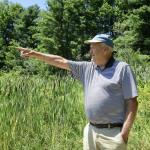 Bill Sutter of Wiscasset served as my guide to a 19th century landing where granite used to build the 1811 Lincoln County Jail was delivered. PHIL DI VECE/Wiscasset Newspaper 