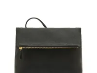 Black Leather Bisonte Bag