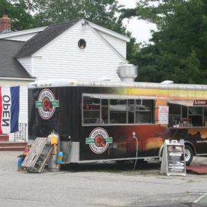 Warren Hewes is leasing a trailer from Linda Bean. He has a 90-day temporary business permit from the town of Wiscasset and expects to sell lobster rolls and other good food to passers by next to the Birch Point Road on Route 1 until Oct. 14. 