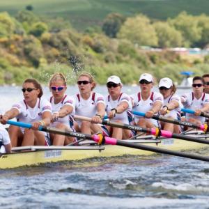Boothbay Harbor's Elle Logan, third from the front, will be joining the U.S. women’s rowing team in the 2012 Olympic Games in London, starting on July 28.
