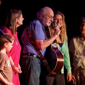 With the audience frequently singing along, Peter Yarrow brought smiles across the generations at the Boothbay Opera House. From young Dillion/Dylan belting out Puff the Magic Dragon, to Morgan Mitchell (pictured) arm in arm with the folk icon, it was an evening to remember. Courtesy of Robert Mitchell