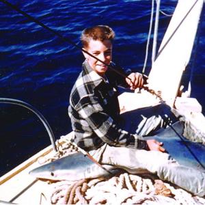 Damrell learned to sail at an early age. June Elderkin