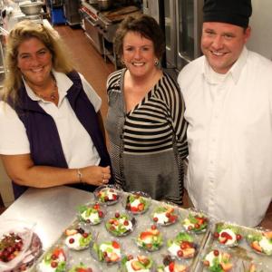 Amy Ronan, director of nutrition for Lincoln County Healthcare Senior Living, left, Registered Dietitian Dimsie Clark and Chef Cory Barter make sure the food at St. Andrews Village is not only healthy but appetizing.