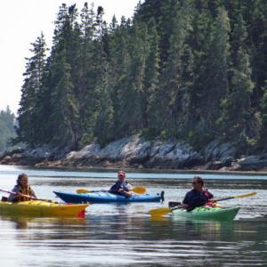Spectrum Generations friends enjoy a sea kayaking class and tour on Muscongus Bay under the guidance of Mid-Coast Kayak. Courtesy of Spectrum Generations Spectrum Generations friends enjoy a sea kayaking class and tour on Muscongus Bay under the guidance of Mid-Coast Kayak. Courtesy of Spectrum Generations