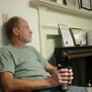 Former Alna Selectman at the August 9 selectmen's meeting. He advised the board on language aimed at keeping Wiscasset from making changes during the next transfer station contract. SUSAN JOHNS/Wiscasset Newspaper