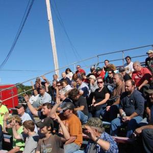 Drivers at the September 13 meeting signal their support for an October 20 race date. SUSAN JOHNS/Wiscasset Newspaper 