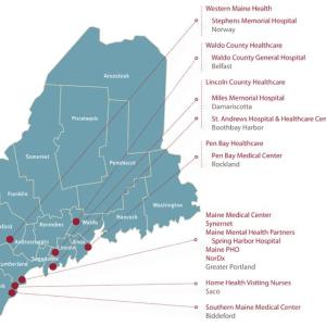 MaineHealth member and affiliates in Maine. Source: MaineHealth