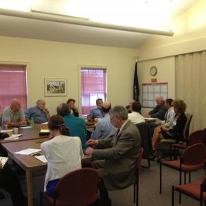 The St. Andrews task force met with the Lincoln County Healthcare board on September 5 to discuss several changes facing St. Andrews Hospital. SUE MELLO/Boothbay Register