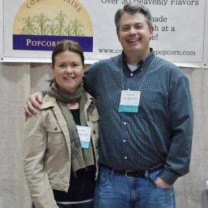Julie and Paul Roberts. Courtesy of Coastail Maine Popcorn.