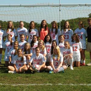 The 2012 Lady Wolverines include, from left, front row: Captains Sarah Hanley, Brianna Goud and Alyssa Smith; second row: Erika Auger, Samantha Arsenault, Maeve Carlson, Kennedy Orr and Katie-Lyn Mills; third row: Maddy Wehrle, Kasey Cromwell, Rachael Berry, Tylan Onorato, Hannah Maloy and Trinity Jacques; back row: Makayla Trudeau, Colleen Hendricks, Shelby Johnson, Miranda McIntire, Kayla Gordon, Alecia Faulkingham, Hanna Foye, Shania Marr and Coach Duane Goud. KATHY ONORATO/Wiscasset Newspaper The 2012 Lady Wolverines include, from left, front row: Captains Sarah Hanley, Brianna Goud and Alyssa Smith; second row: Erika Auger, Samantha Arsenault, Maeve Carlson, Kennedy Orr and Katie-Lyn Mills; third row: Maddy Wehrle, Kasey Cromwell, Rachael Berry, Tylan Onorato, Hannah Maloy and Trinity Jacques; back row: Makayla Trudeau, Colleen Hendricks, Shelby Johnson, Miranda McIntire, Kayla Gordon, Alecia Faulkingham, Hanna Foye, Shania Marr and Coach Duane Goud. KATHY ONORATO/Wiscasset Newspaper