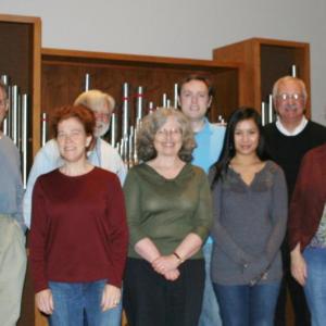 Oratorio Chorale soloists include, from left, back row: John Zappe; Fred Chichocki; David Robbins; and John Todd. In the front row: Jenie Smith; Marian Dalton; Vivien Chinnapongse; and Ruby Shields-Morse. 