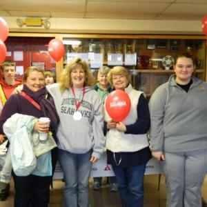 The American Diabetes Association's Wiscasset Walk participants included: front row: Preston Dunning (walk coordinator), Stephanie Farrin, Pam Balducci, Judi Colgan, Hailey Brewer, Elizabeth Bailey; back row: Bryan Dunning, Cameron Cressey and Cindy Rines. Courtesy of Preston Dunning