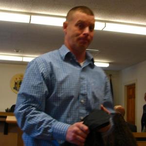 William Harrison heads out of Wiscasset District Court February 6. SUSAN JOHNS/Wiscasset Newspaper