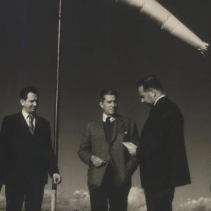 In 1958, left to right, Bruce Stedman, Chief Administrative Officer, U.N. Emergency Force (UNEF) in Gaza; Henry Labouisse, Director, U.N. Relief and Works Agency for Palestine Refugees in the Near East (UNWRA); and U.N. Secretary General Dag Hammerskold. Courtesy of Susan Stedman In 1958, left to right, Bruce Stedman, Chief Administrative Officer, U.N. Emergency Force (UNEF) in Gaza; Henry Labouisse, Director, U.N. Relief and Works Agency for Palestine Refugees in the Near East (UNWRA); and U.N. Secretary General Dag Hammerskold. Courtesy of Susan Stedman
