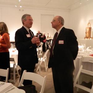 Maine Yankee Representative Eric Howes, left, and Wiscasset Chamber of Commerce President David Stapp chat briefly before the annual meeting, held at the former American Legion Post on Fort Hill, Thursday, Feb. 7. Below: State Representative Les Fossel, right, and 7th generation Wiscassetite Daniel Sortwell. CHARLOTTE BOYNTON/Wiscasset Newspaper Maine Yankee Representative Eric Howes, left, and Wiscasset Chamber of Commerce President David Stapp chat briefly before the annual meeting, held at the former American Legion Post on Fort Hill, Thursday, Feb. 7. CHARLOTTE BOYNTON/Wiscasset Newspaper