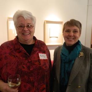 The Wiscasset Chamber of Commerce awards the Barnes & Smith Lifetime Achievement Award to Katharine Martin-Savage, left, at its annual dinner February 7. Her daughter, right, Stephanie Hergenroeder, traveled from Washington, D.C. for the event. CHARLOTTE BOYNTON/Wiscasset Newspaper The Wiscasset Chamber of Commerce awards the Barnes & Smith Lifetime Achievement Award to Katharine Martin-Savage, left, at its annual dinner February 7. Her daughter, right, Stephanie Hergenroeder, traveled from Washington, D.C. for the event. CHARLOTTE BOYNTON/Wiscasset Newspaper