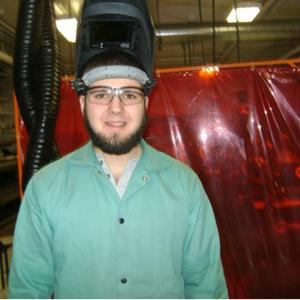 Welder Garret Lear will show off his skills in the SkillsUSA competition in Bangor on March 15. Courtesy of Bath Regional Career and Technical Center Welder Garret Lear will show off his skills in the SkillsUSA competition in Bangor on March 15. Courtesy of Bath Regional Career and Technical Center