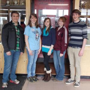 Wiscasset High School seniors, left to right, Cormac Walsh, Alyssa Urquhart, Heidi Pinkham, Megan Corson and Kyle Shute want your vote in the Hood Sportsmanship Scholarship Program for a chance to win a $5,000 scholarships. To cast your vote go to www.hood.com/. Courtesy of Wiscasset High School