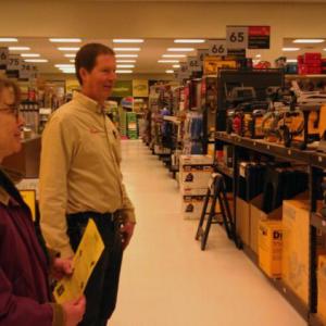 Ames Supply's Wayne Averill, right, gives WorkReady graduate Theresa Pottle, left, of Bristol, a tour of the store, while explaining what he looks for in potential employees. Courtesy of Wiscasset Adult and Community Education Ames Supply's Wayne Averill, right, gives WorkReady graduate Theresa Pottle, left, of Bristol, a tour of the store, while explaining what he looks for in potential employees. Courtesy of Wiscasset Adult and Community Education