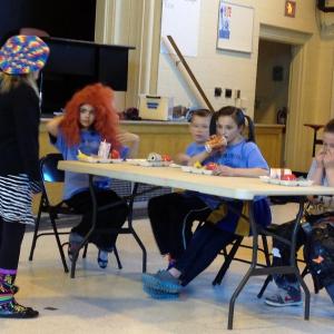 Edgecomb Eddy School students present “It’s How You Look at It” at the Odyssey of Mind State Tournament on Saturday, April 6. Courtesy of Marilee Harris