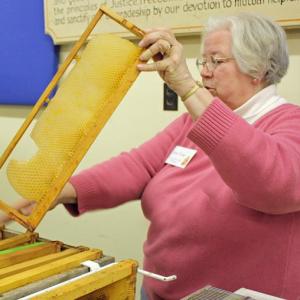 Beekeeper of 27 years Jean Vose. HOLLY S. EDWARDS/Penobscot Bay Pilot Beekeeper of 27 years Jean Vose. HOLLY S. EDWARDS/Penobscot Bay Pilot