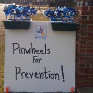 If you pass the Wiscasset Town Office you will see this window box of pinwheels, symbols of childhood, in observance of Child Abuse Prevention Month. Courtesy of Healthy Kids If you pass the Wiscasset Town Office you will see this window box of pinwheels, symbols of childhood, in observance of Child Abuse Prevention Month. Courtesy of Healthy Kids