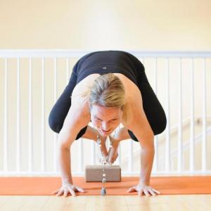 Yoga Teacher Melanie Burns. Courtesy of Liza Hall Yoga Teacher Melanie Burns. Courtesy of Liza Hall