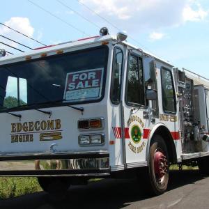 Instead of selling the 1984 fire truck, the Edgecomb Fire Department will donate the truck to the Mid-Coast School of Technology. Fire Chief Roy Potter said the truck will help train future firefighters. SUSAN JOHNS/Wiscasset Newspaper Instead of selling the 1984 fire truck, the Edgecomb Fire Department will donate the truck to the Mid-Coast School of Technology. Fire Chief Roy Potter said the truck will help train future firefighters. SUSAN JOHNS/Wiscasset Newspaper