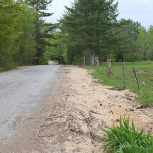 Jefferson Landowner Victoria Burbank has been fighting with the town over road maintenance activities along her property since at least 2009 and has now filed a lawsuit against the town. JOHN MAGUIRE/Wiscasset Newspaper