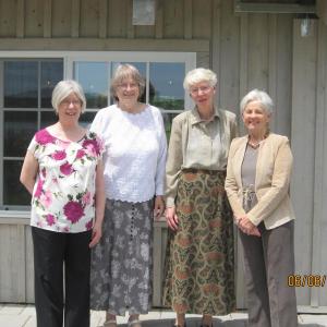 New officers of the Garden Club of Wiscasset are, from left, President Emily Adler, Treasurer Beth Maxwell, Recording Secretary Margaret Holden and Vice-president Linda Belmont. Not pictured is Corresponding Secretary Barbara Bruno. Courtesy of Anne Harris, Garden Club of Wiscasset New officers of the Garden Club of Wiscasset are, from left, President Emily Adler, Treasurer Beth Maxwell, Recording Secretary Margaret Holden and Vice-president Linda Belmont. Not pictured is Corresponding Secretary Barbara Bruno. Courtesy of Anne Harris, Garden Club of Wiscasset