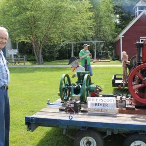 Richard Verney’s Sheepscot Digger is a regular feature of the Wiscasset and Round Pond Fourth of July parades. SUE MELLO/Boothbay Register