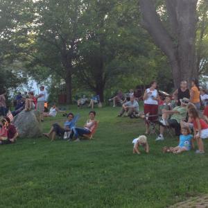 The third year of the "Alive on the River" concert series has a successful kickoff July 18. Photo courtesy Wiscasset Town Manger Laurie Smith.