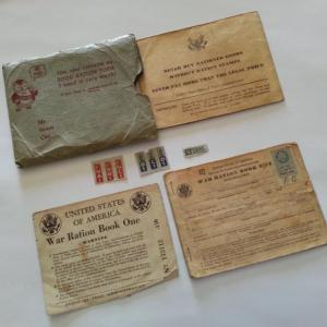 Ration books in World War II. Courtesy of the MMK Collection