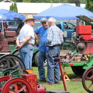 The Maine Antique Power Association meet July 5 provided a venue for engine buffs to share their common interests. SUE MELLO/Boothbay Register The Maine Antique Power Association meet July 5 provided a venue for engine buffs to share their common interests. SUE MELLO/Boothbay Register
