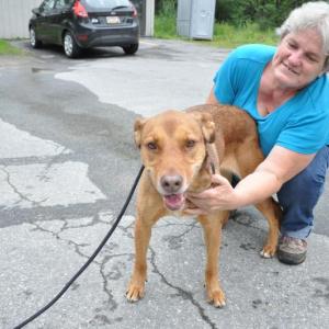 MJ with Marla Blagdon. BEN BULKELEY/Wiscasset Newspaper