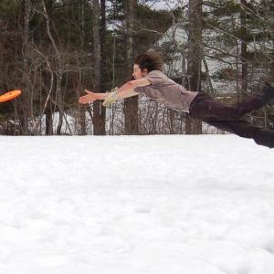 Avery Briggs lays out for the disc. Courtesy of Jason Anthony