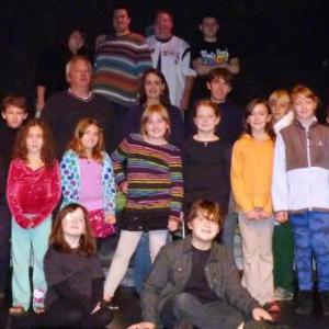 THE CAST of ‘Shrek the Musical’: Front row, from left, Kayleigh Tolley, Katherine Tolley, Maddie Powers, Kendra Gladu, Hermione Blanchard-Fleming, Molly Jennings, Faith Sweetser, Tristan Hearth, Addie Brinler, Honora Boothby, Ella Cloutier, Ella Villeneuve,  Emma Tolley, Ivy Laakso, Elaine Landry; middle row, from left: Kat Pelkey, Jenni Prescott, Tabitha Ordway, Sabrina Turner, Katie Powers, Daniel Vannah, John Moon-Black, Seth Sweetser, Jennifer Vannah, Ben Moon-Black, JoJo Martin, Quinn Hunold; back row,
