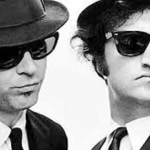 THE ORIGINAL BLUES BROTHERS, Dan "Elwood Blues" Aykroyd and John "Joliet Jake Blues" Belushi. 