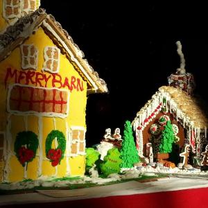THE MERRY BARN by Kevin Kiley. Just one example of the architectural wonders to be viewed at the Gingerbread Spectacular. Courtesy of the Opera House