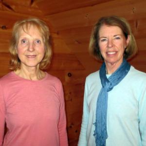 For friends Alina Blakesley, left, and Mary Lou Newstead, the therapists and physicians on the St. Andrews Campus of LincolnHealth are a resource that helps them maintain the active lifestyles they love. Courtesy of Alan Crowell Blakesley, Newstead