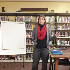 Wiscasset High School Principal Deb Taylor