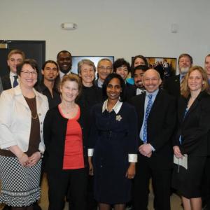 The White House’s Champions of Change appear with Secretary of the Interior Sally Jewell. Courtesy of Teens To Trails