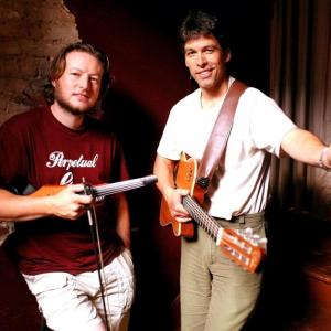 Fiddler Ed Howe of Whitefield, plays in Perpetual e-Motion with John Cote. Both are headliners at the 24th DownEast Country Dance Festival. Courtesy of L. Plumb